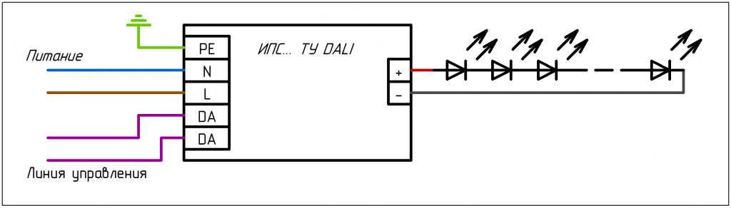 Назначение выводов светодиодного драйвера с интерфейсом DALI.png